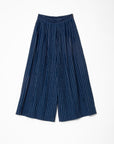 Danae Double Stripe Skirt Pant - Natural Indigo