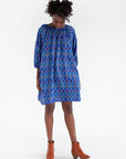 Kalyan Ikat Dress - River