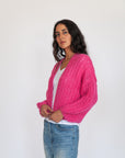 Hilma Pujpu Cardigan, Fuchsia