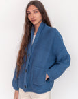 Bomber Jacket, Azul Claro
