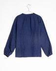 Ichi Antiquities Linen Shirt - Indigo