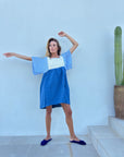 Nina Leuca Laura Short Dress - Blue