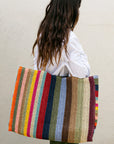 Wyeth Monterey Paper Straw Tote Bag - Multi