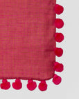 Dupatta Noor Special Shawl - Toosh/Fuchsia Tiny Checks Pattern