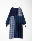 Olimpia Patchwork Dress - Natural Indigo