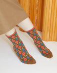 Antipast Floating Drop Mid Socks - Wine