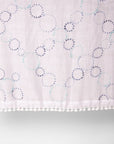 Dupatta Meha Hand Painted - Blue Dots