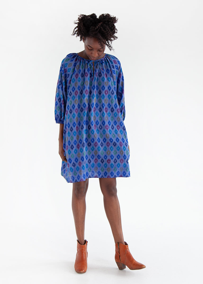 Kalyan Ikat Dress - River