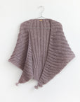 Freya Alpaca Triangle Scarf - Mauve