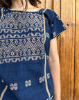 Amuzgo Top Natural Indigo 