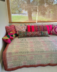 Vintage Dowry Kantha Blanket, 