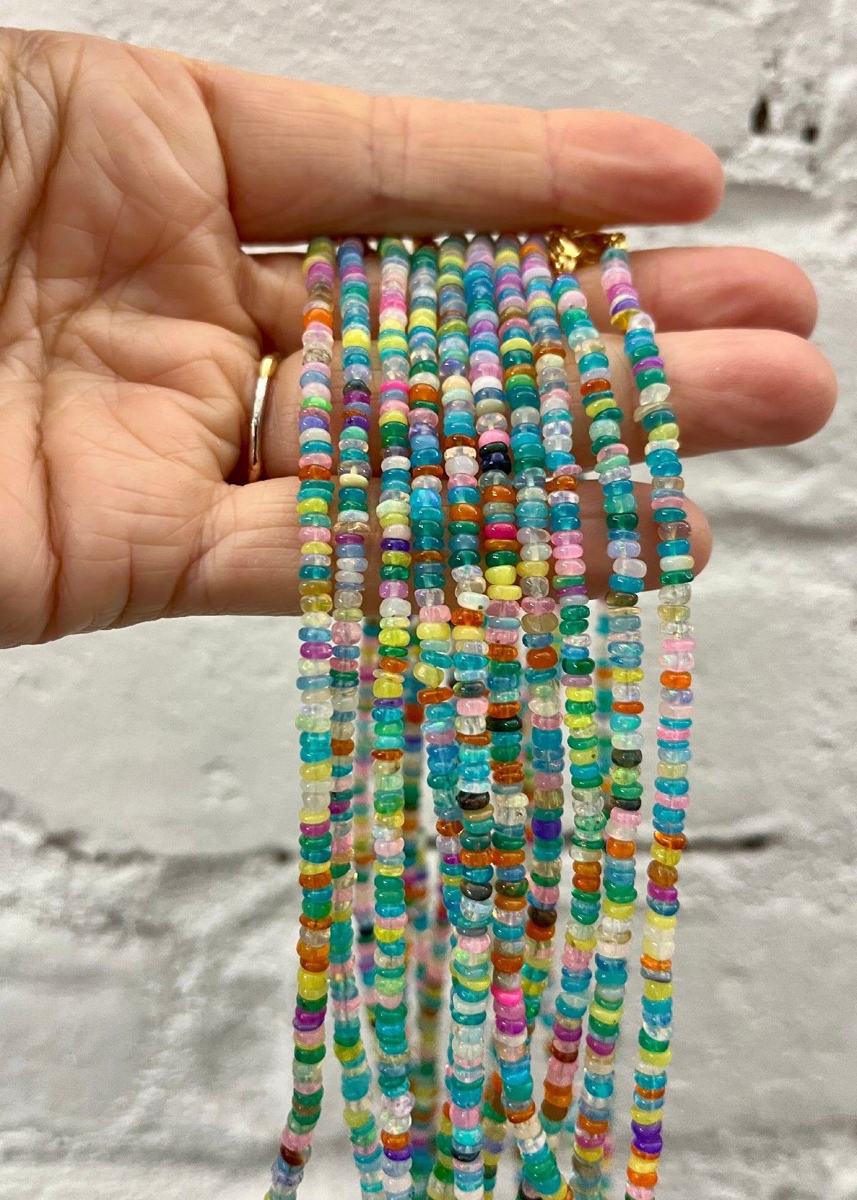 Multicolor Opal Necklace