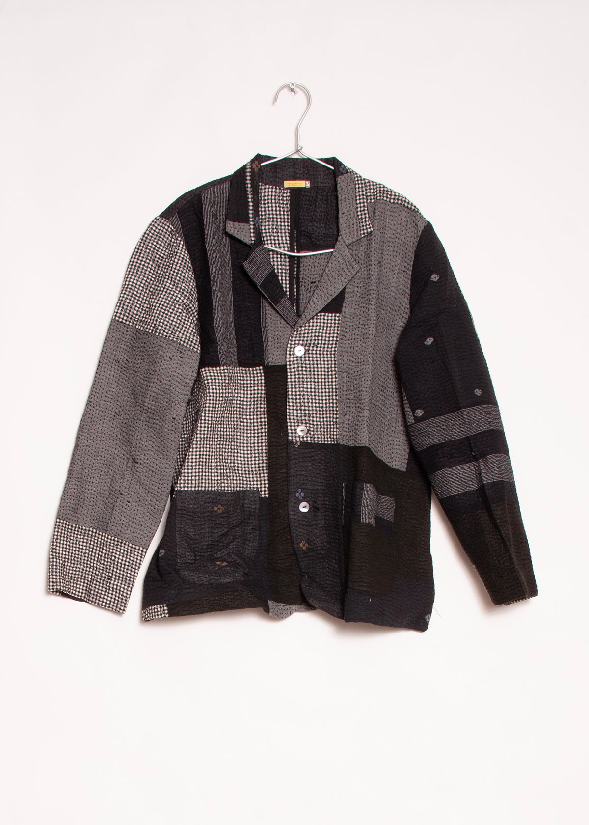 Anna Kantha Patchwork Jacket - Black