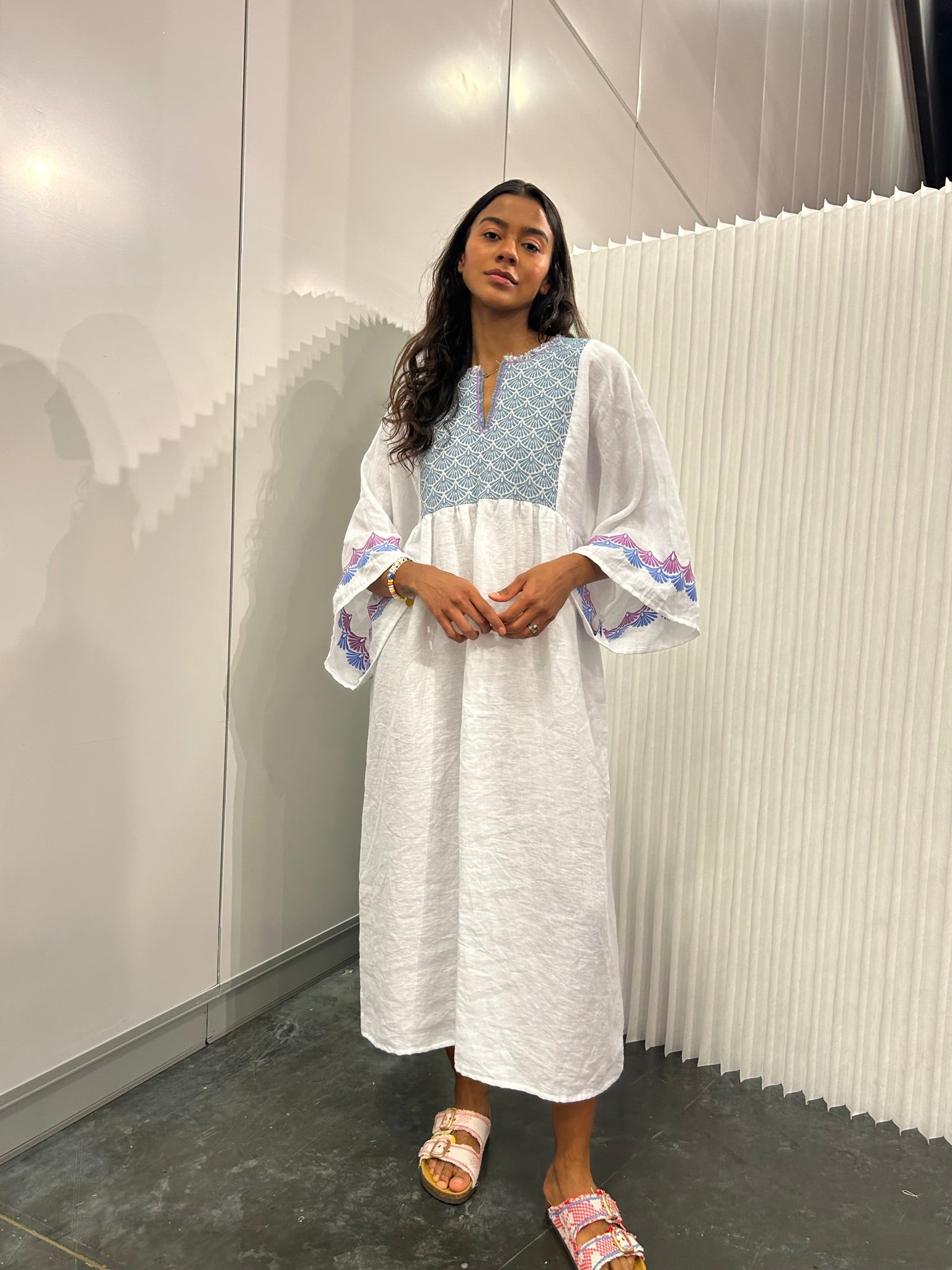 Nina Leuca Levante Long Dress - White