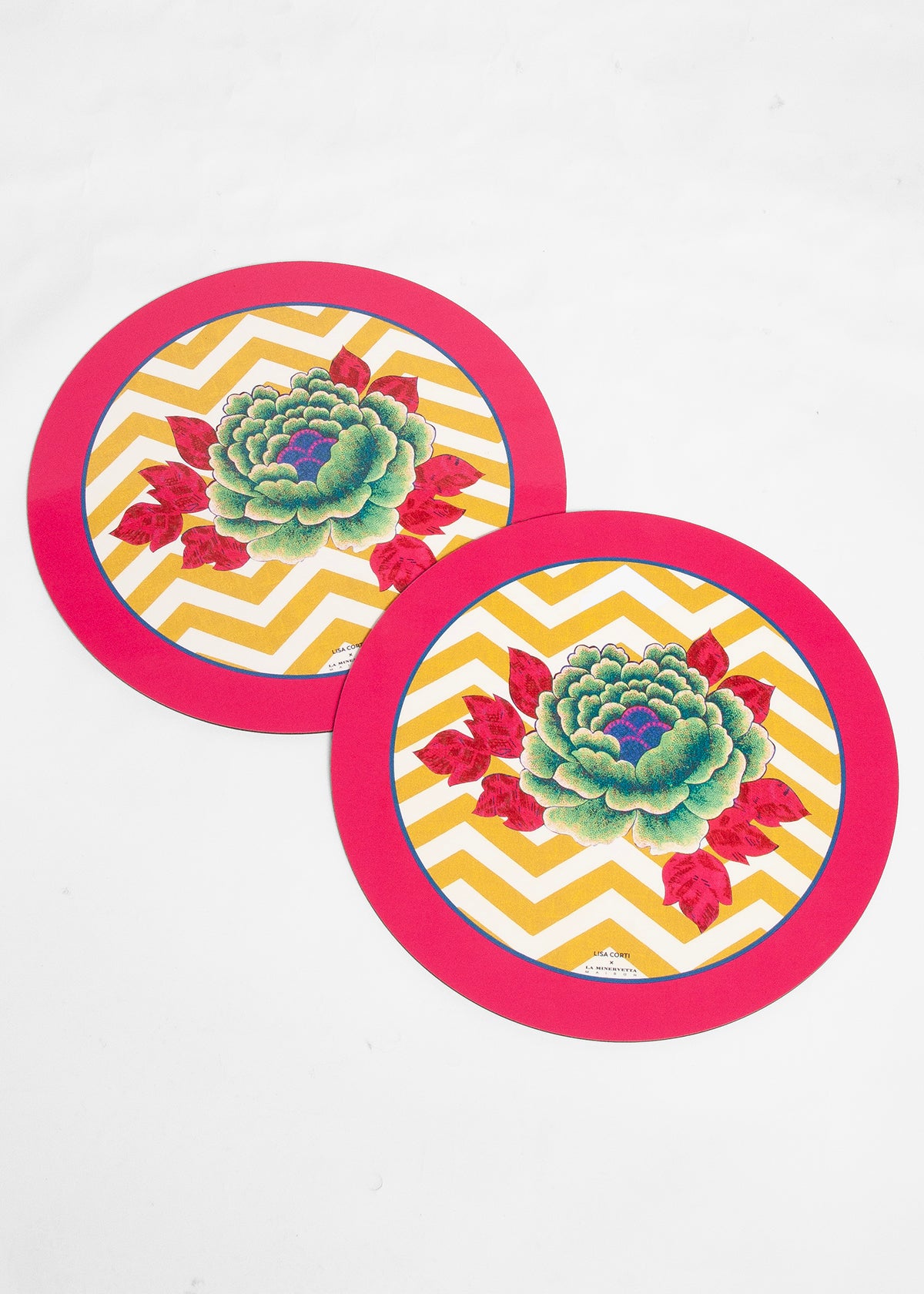 Lisa Corti Masonite Placemats Diam. 13.5"
