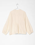 Alma Tiny Checks Top  - Natural