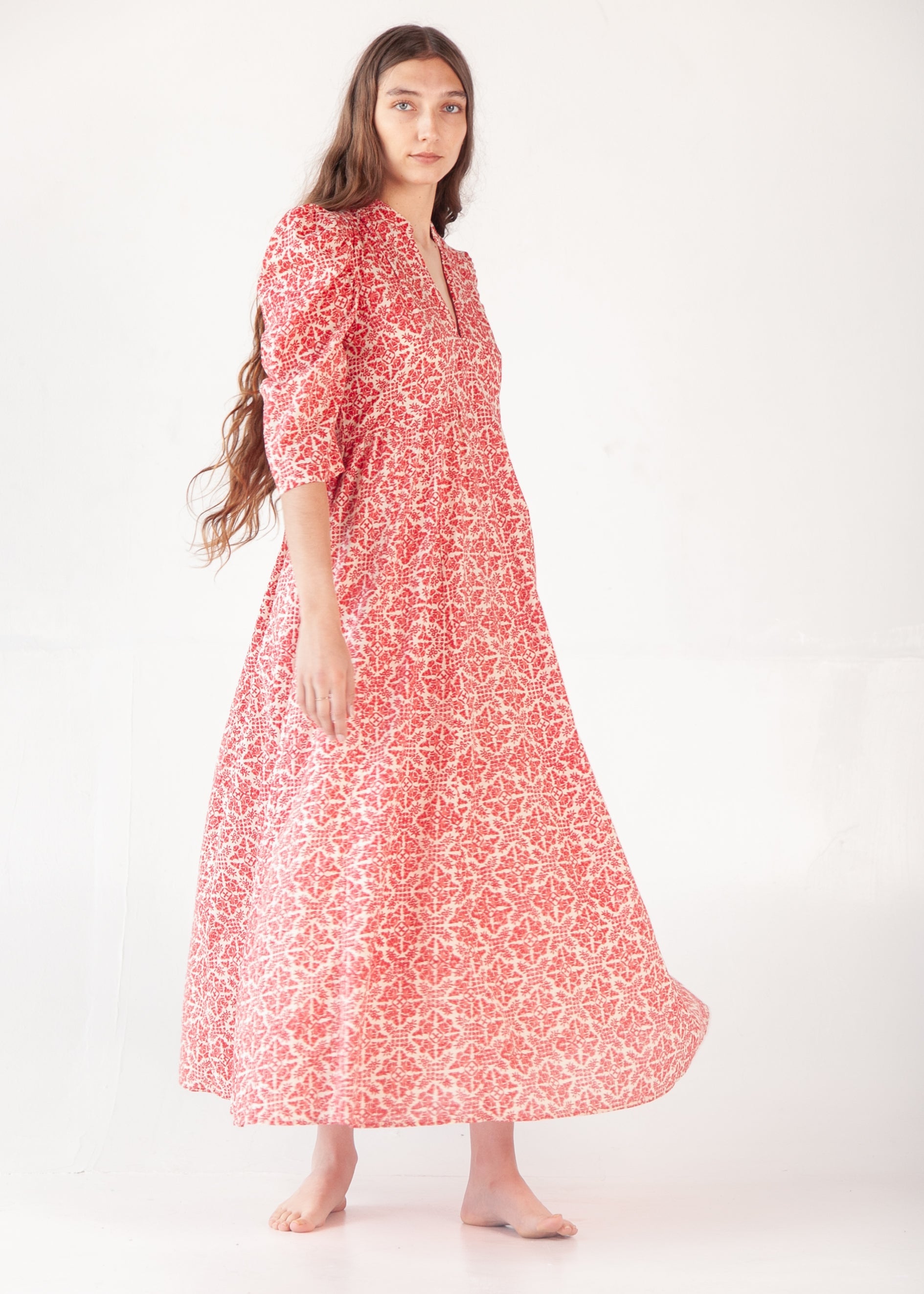 Vayu Tindora Dress - Poppy