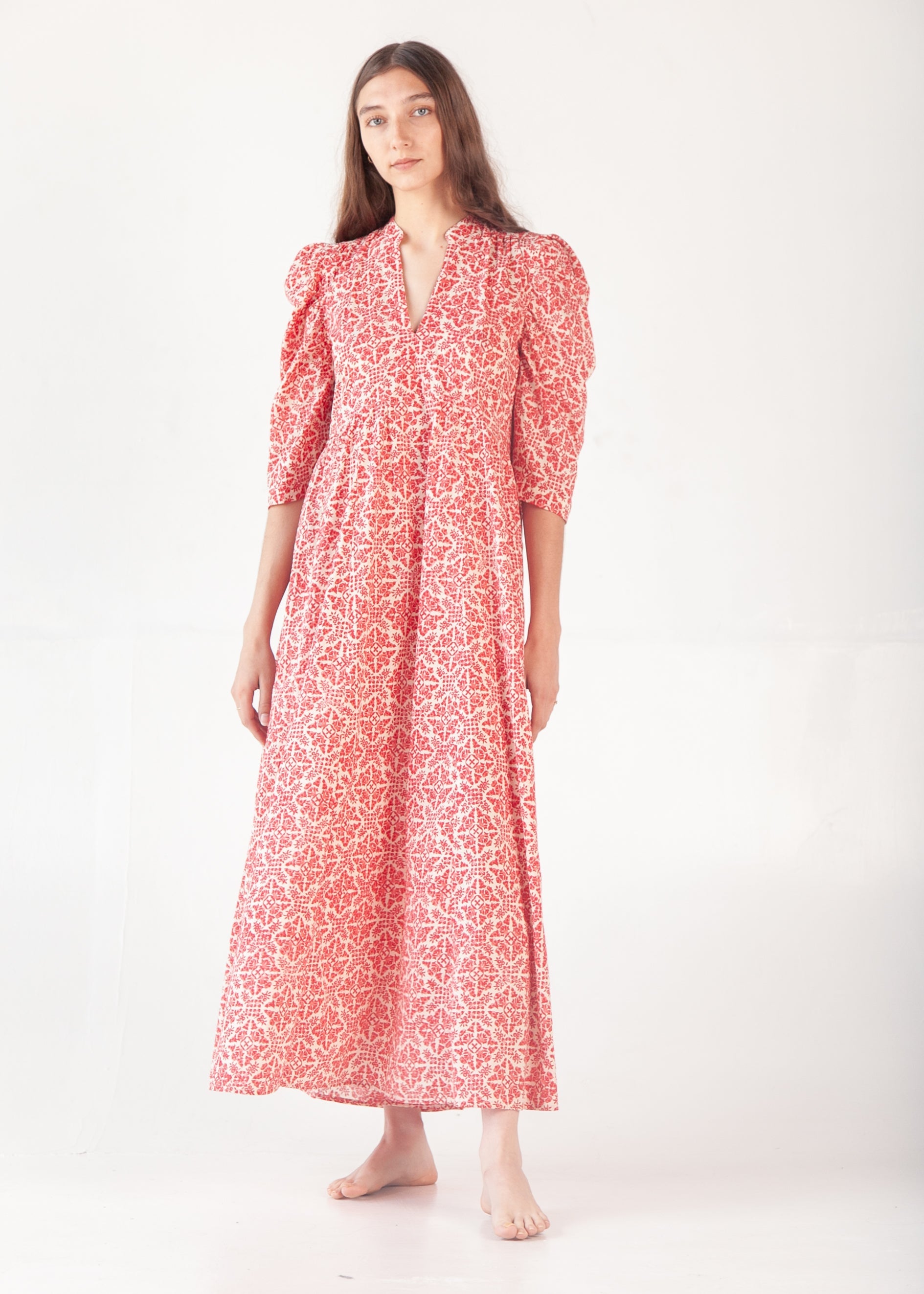Vayu Tindora Dress - Poppy