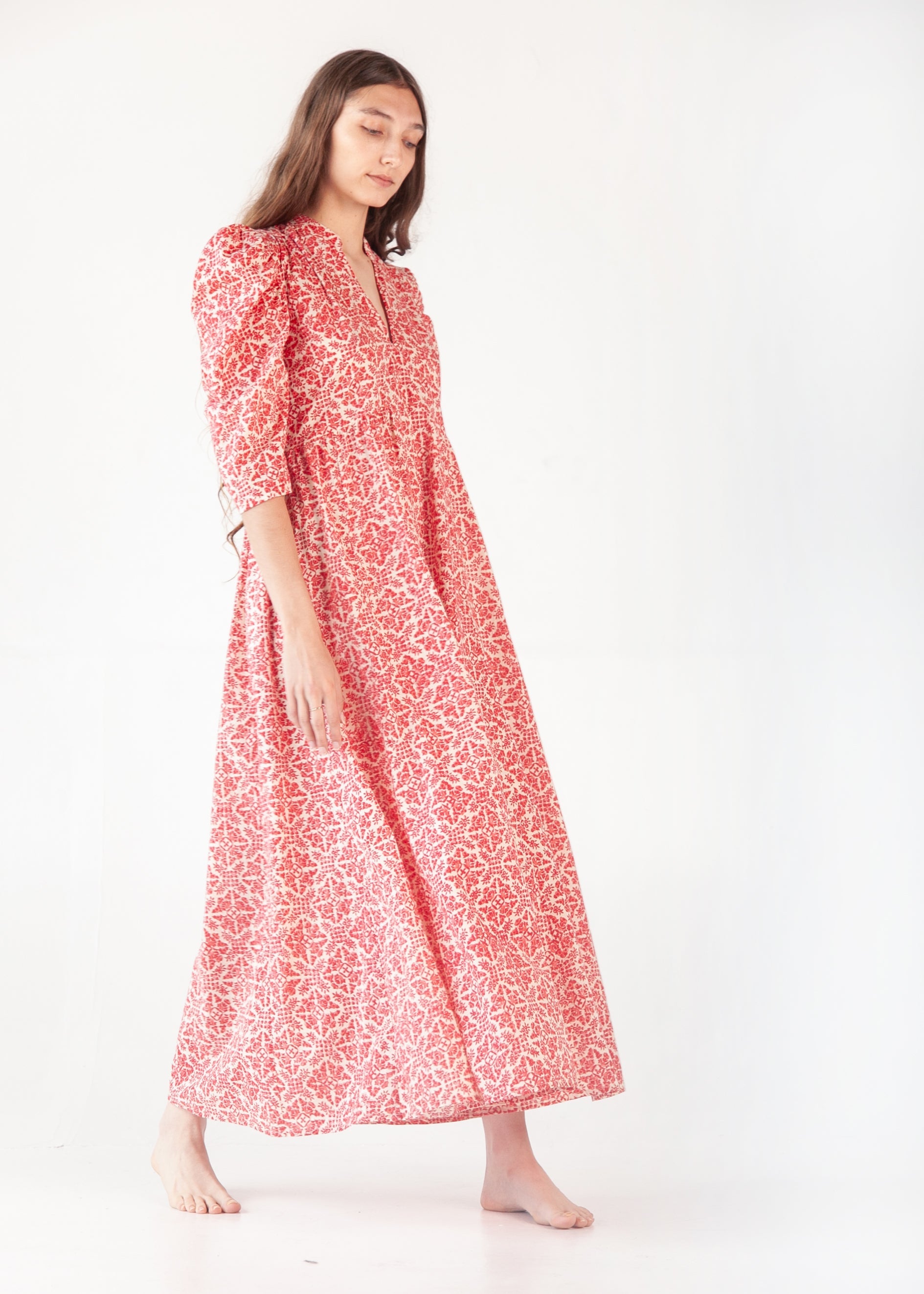 Vayu Tindora Dress - Poppy