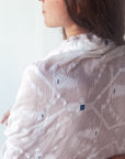 Dupatta Amrita Jamdani - White