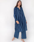 Louise Modern Stripe Pant - Blue