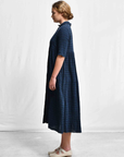 Maku Ruru Dress in Dark Indigo