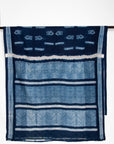 Shibori Saree And Fabric - Natural Indigo
