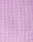 Alma Check Jamdani Top - Violetta