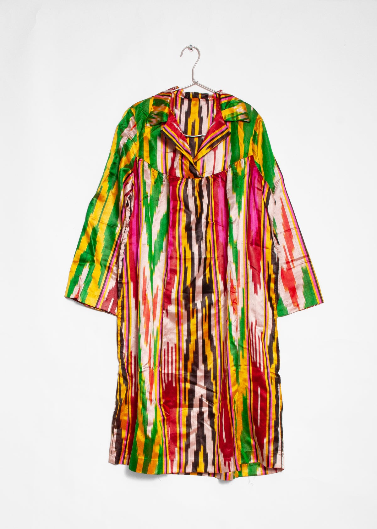 Vintage Silk Uzbek Tunic Dress 