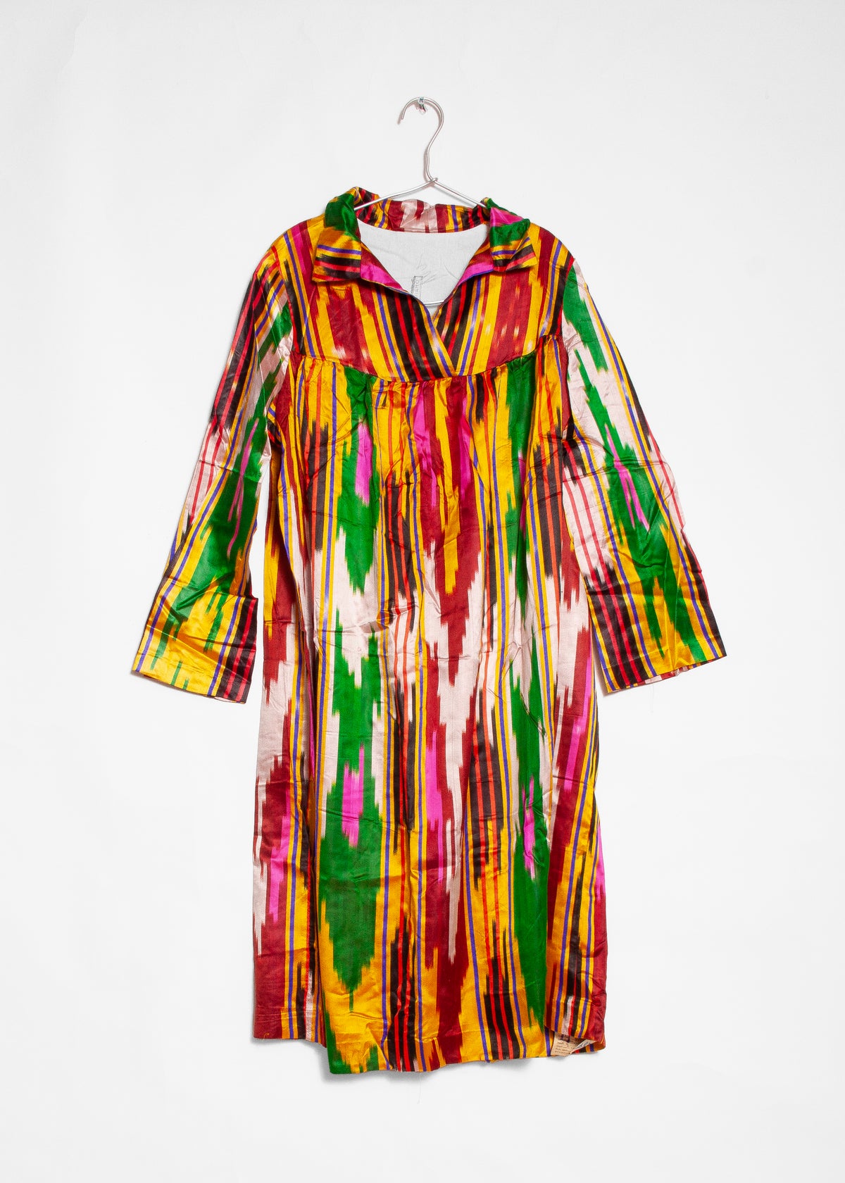 Vintage Silk Uzbek Tunic Dress 