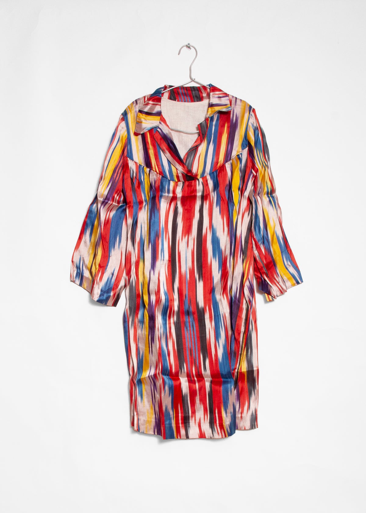Vintage Silk Uzbek Tunic Dress 