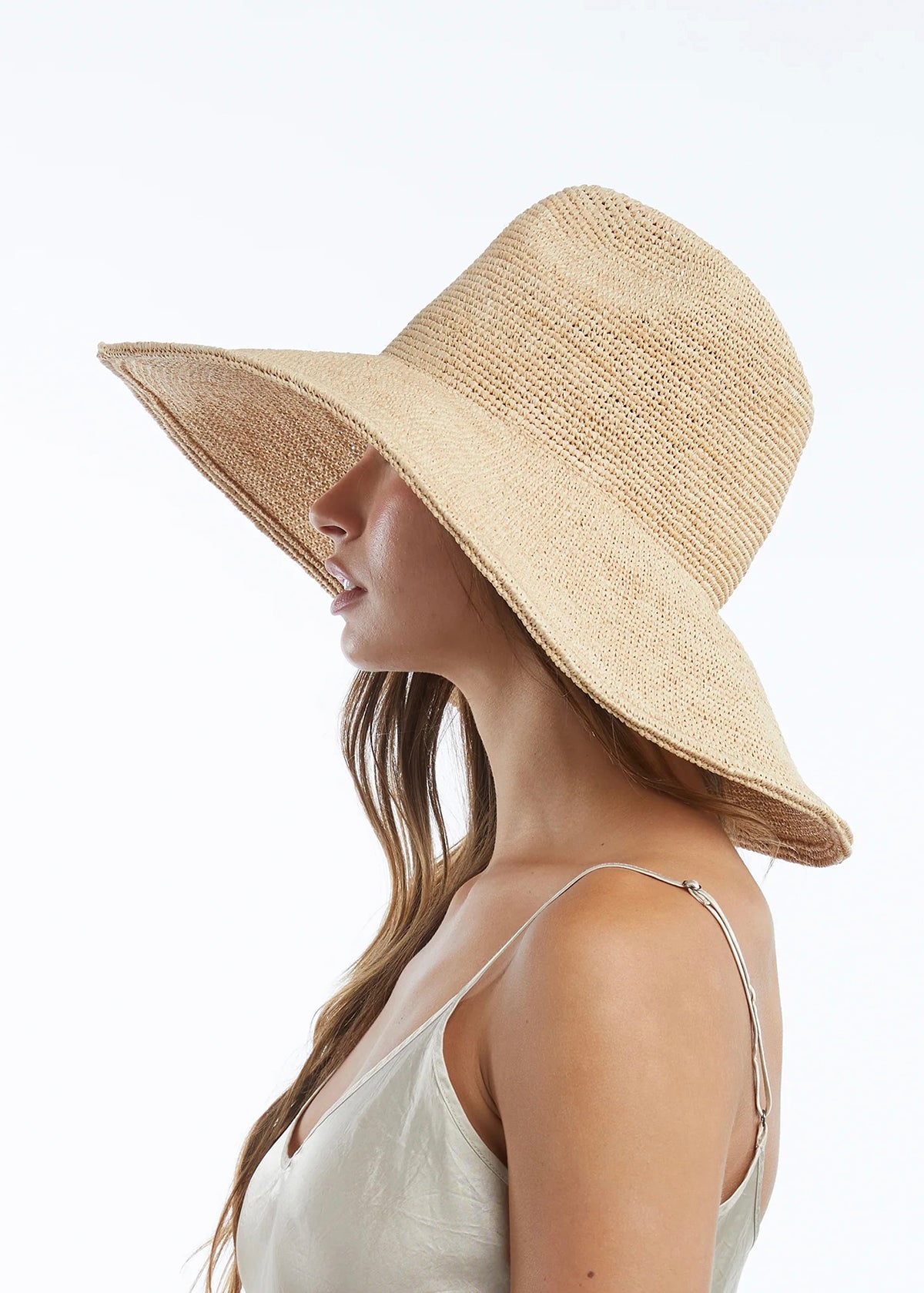 Wyeth Lina Raffia Sun Hat - Natural