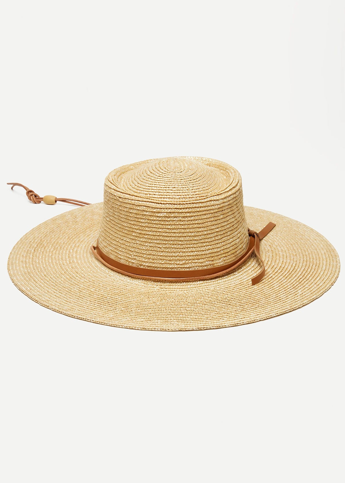 Wyeth Sage Wheat Straw Boater - Natural