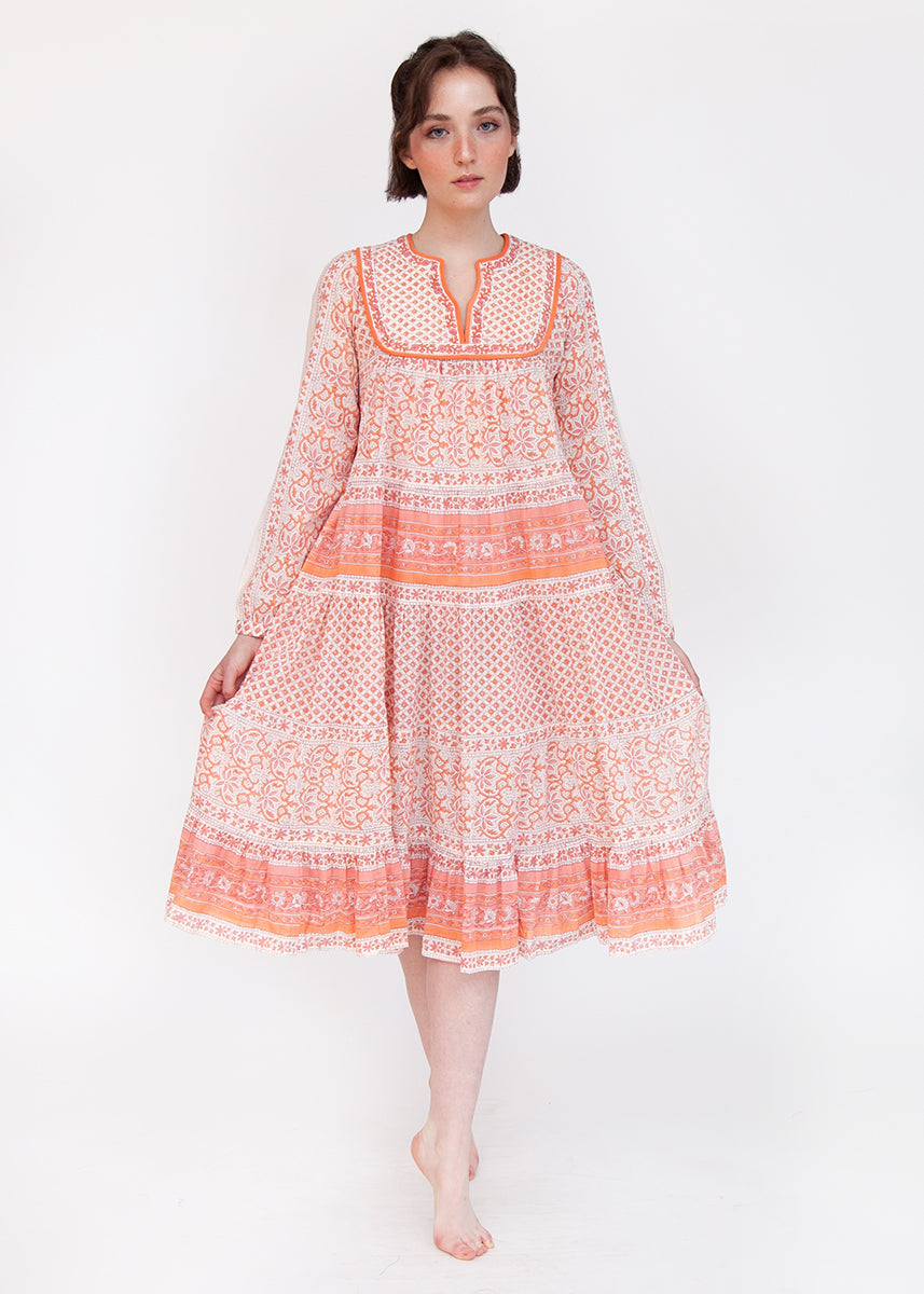 Nitika Nima Dress Quilt, Pink Coral