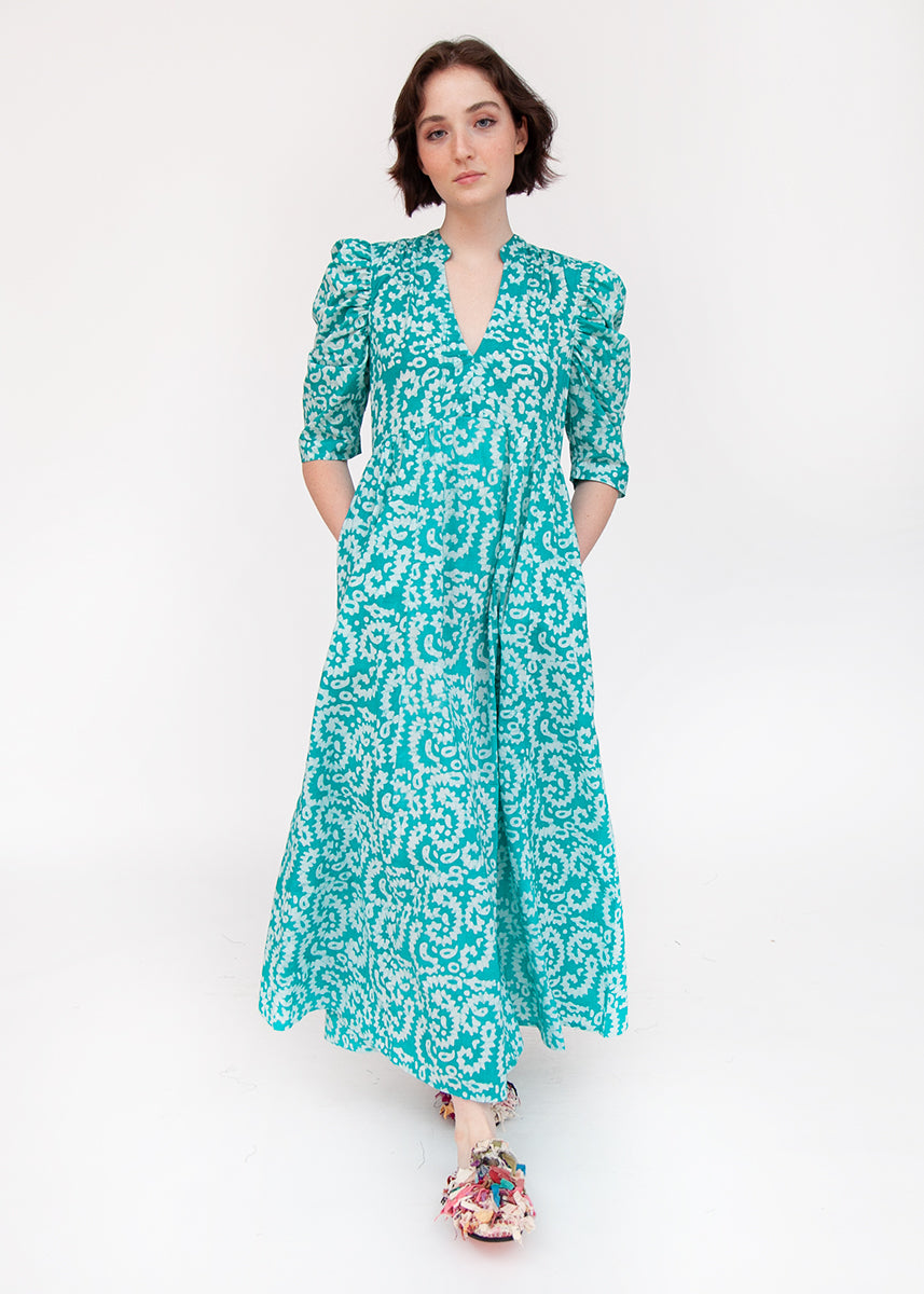 Vayu Nandini Dress - Teal