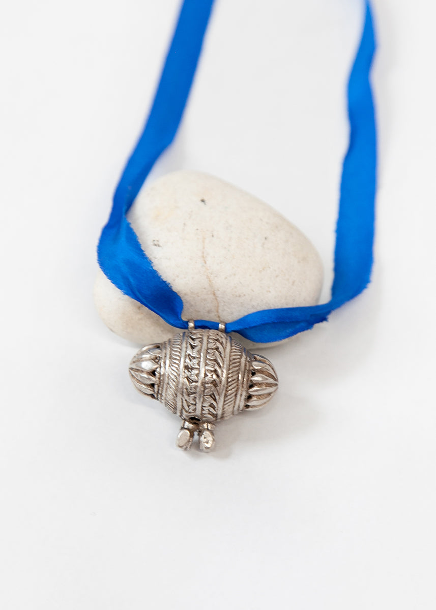 Large Silver Rajasthan Pendant