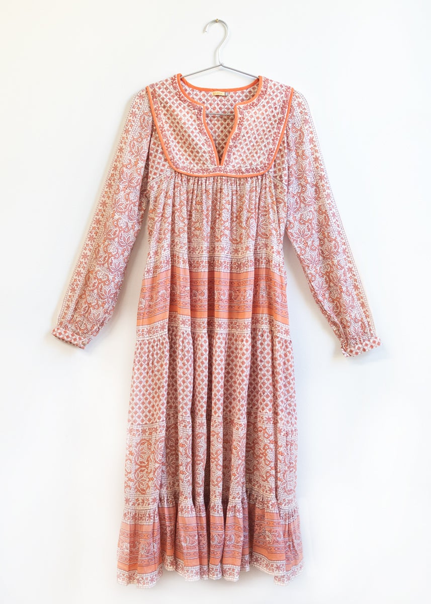Nitika Nima Dress Quilt, Pink Coral